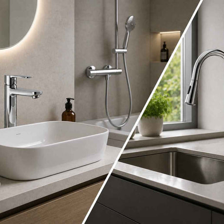 Robinetterie pour salle de bain et cuisine sélectionnée par Promerion