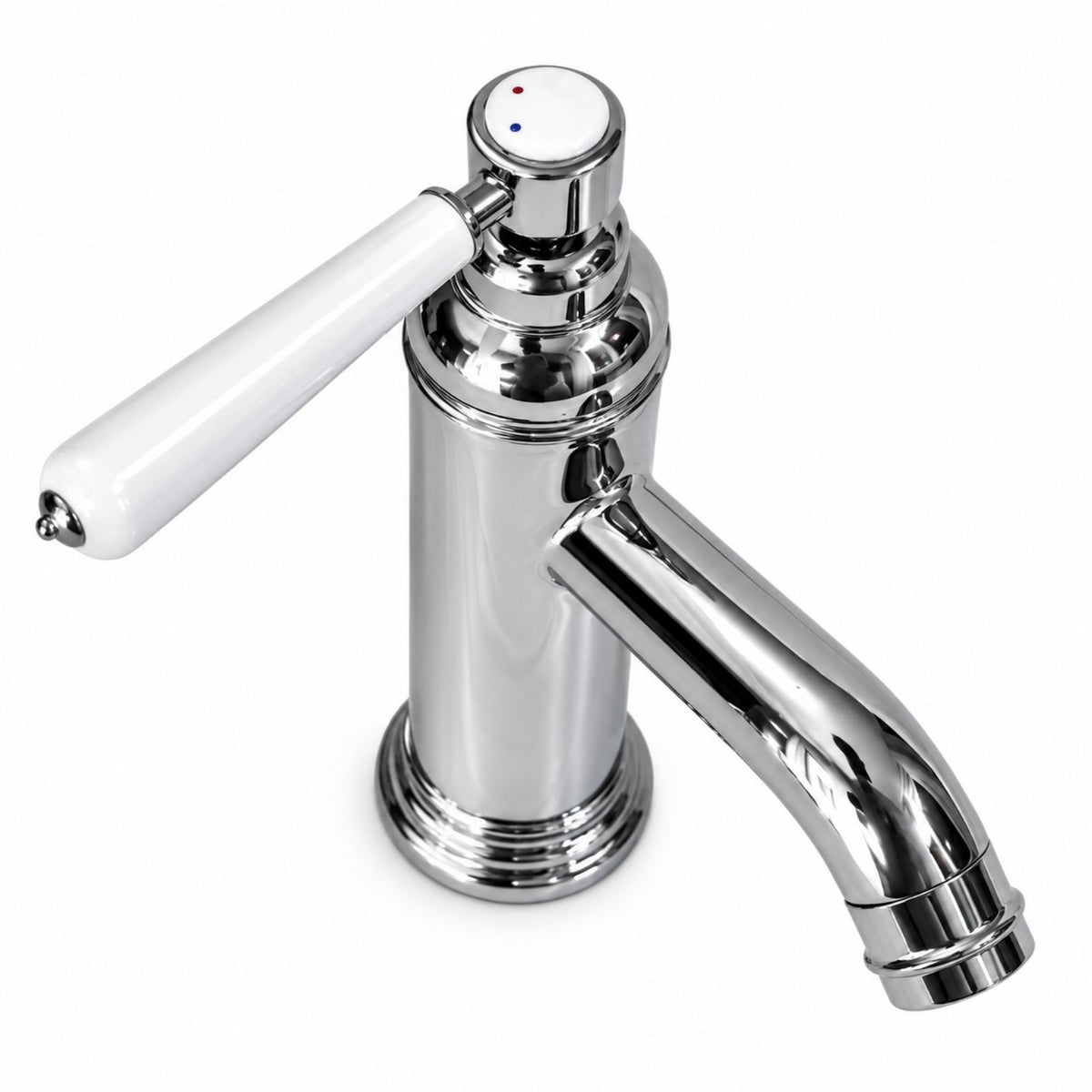 Mitigeur lavabo rétro-contemporain Bettina chromé - autre angle