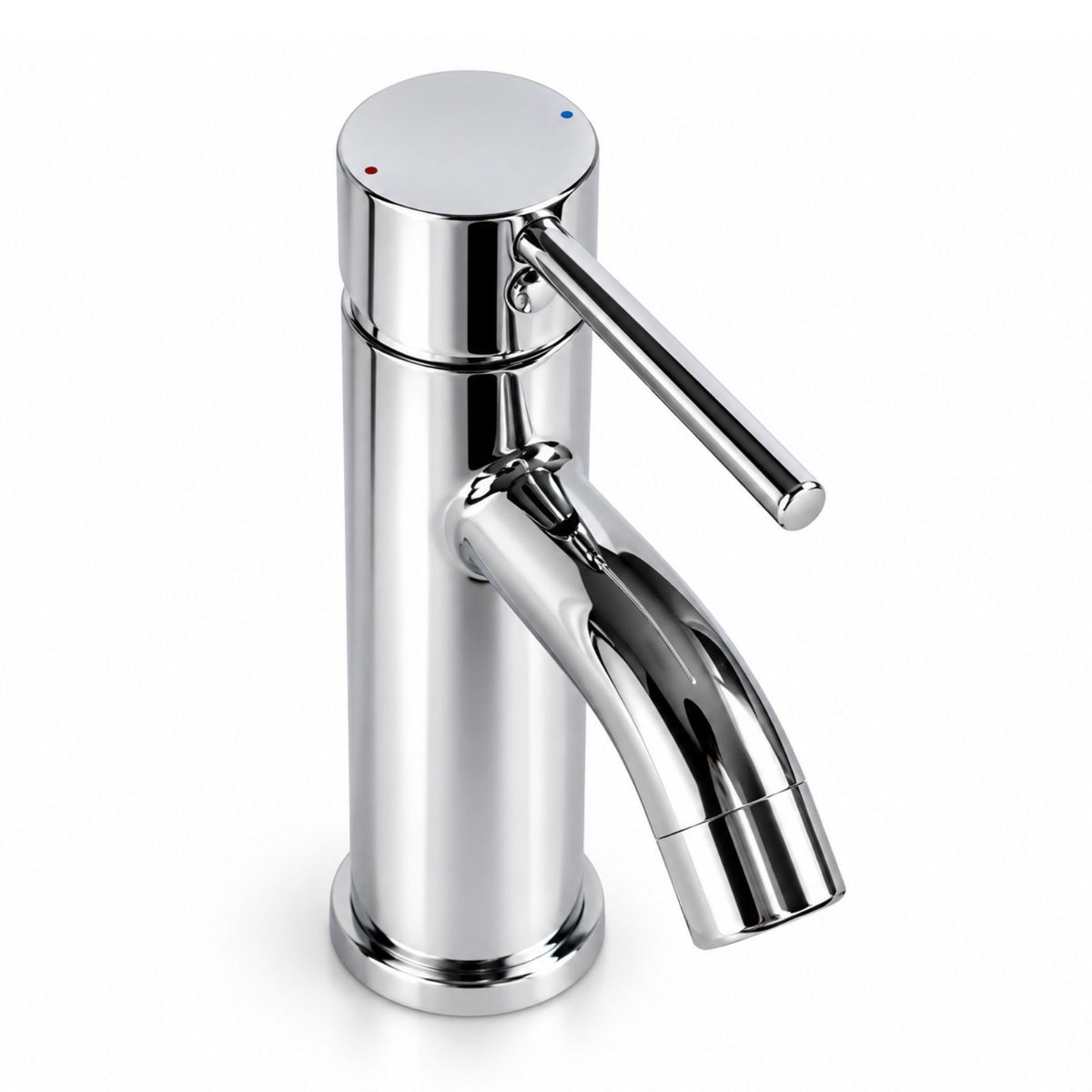 Mitigeur lavabo design Noma chromé - vue du dessus