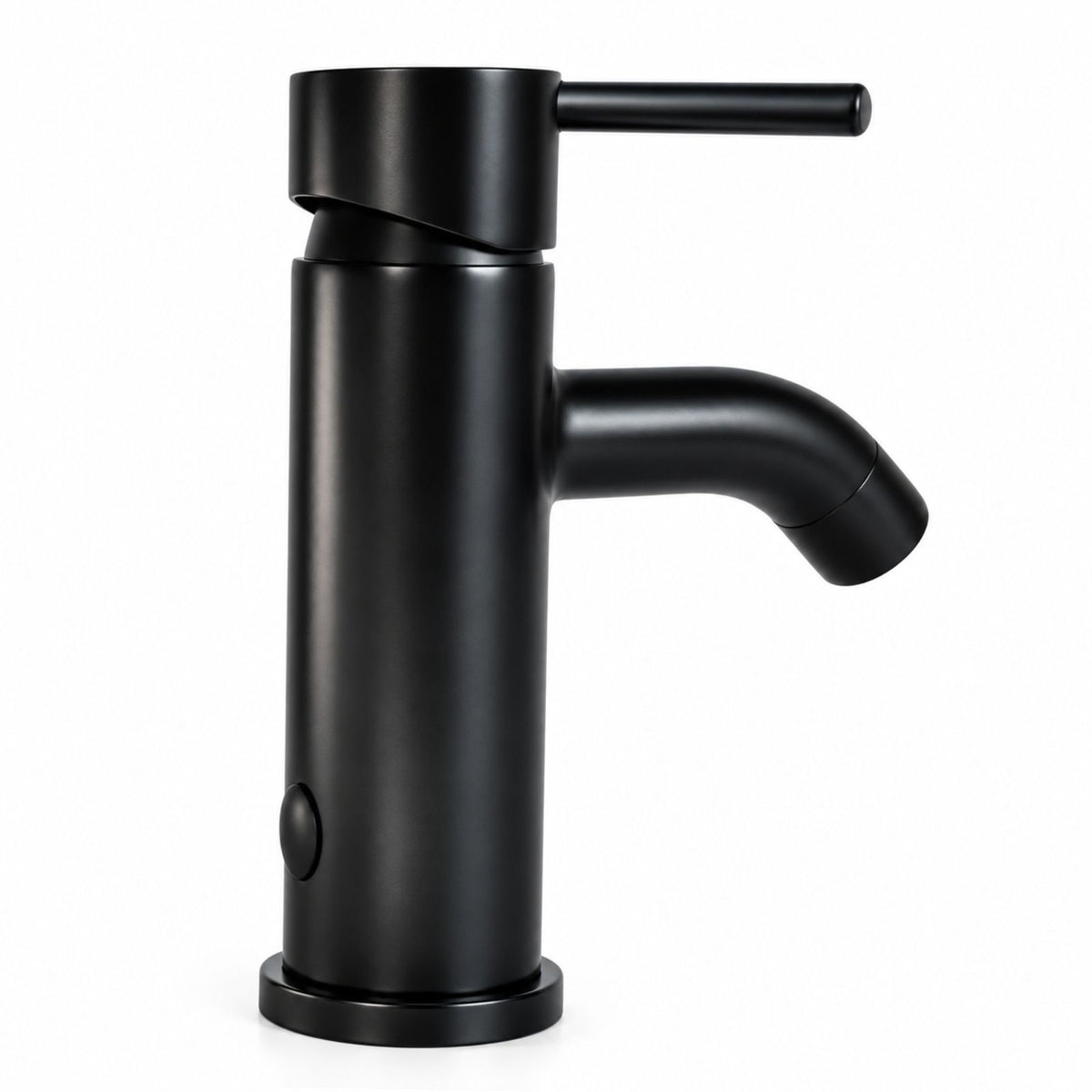 Mitigeur lavabo design Noma noir - vue arrière