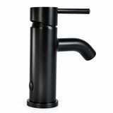 Mitigeur lavabo design Noma noir - vue arrière