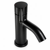 Mitigeur lavabo design Noma noir - vue du dessus