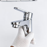 Vue réelle du mitigeur lavabo Paffoni BLU071 chromé