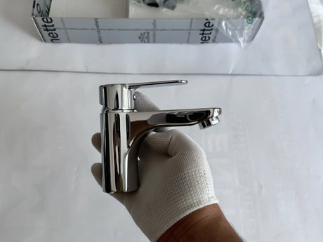 Vue réelle du mitigeur lavabo Paffoni BLU075 chromé