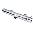 Vue 3/4 du mitigeur thermostatique Paffoni Light LIQ168 chromé