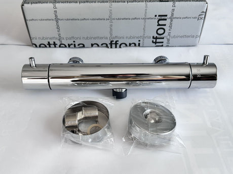 Vue réelle du mitigeur thermostatique Paffoni Light LIQ168 chromé
